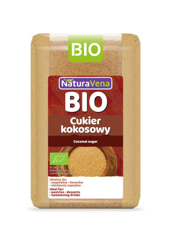CUKIER KOKOSOWY BIO 200 g - NATURAVENA