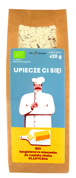 MIESZANKA DO WYPIEKU CHLEBA KLASYCZNA BEZ DODATKU CUKRÓW BEZGLUTENOWA BIO 420 g - PIĘĆ PRZEMIAN