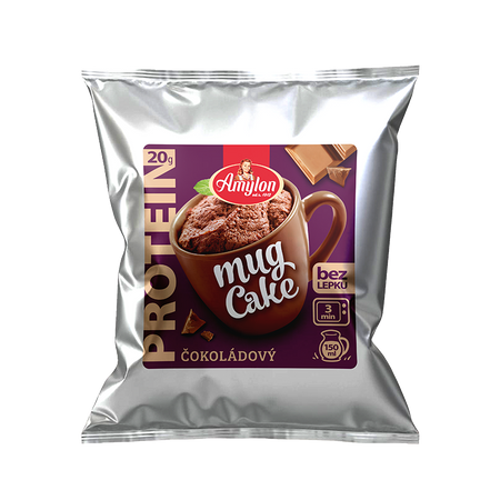 CIASTO PROTEINOWE CZEKOLADOWE Z KUBECZKA BEZGLUTENOWE 60 g - AMYLON