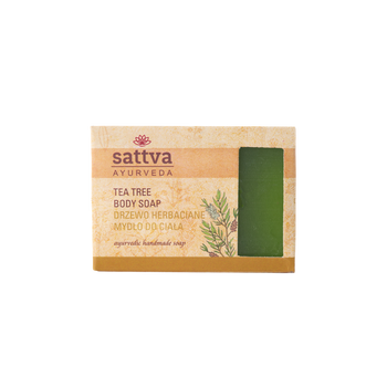 MYDŁO W KOSTCE DO CIAŁA DRZEWO HERBACIANE 125 g - SATTVA (AYURVEDA)