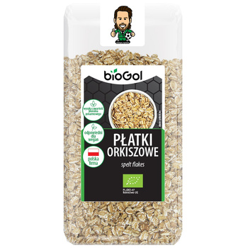 PŁATKI ORKISZOWE BIO 300 g - BIOGOL