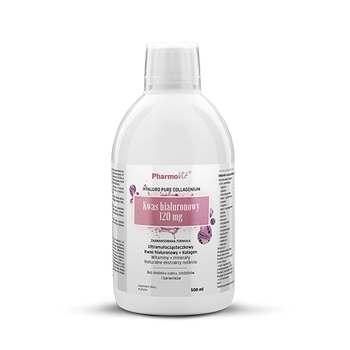 SUPLEMENT DIETY KWAS HIALURONOWY W PŁYNIE BEZGLUTENOWY 500 ml - PHARMOVIT