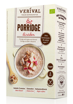 OWSIANKA Z JABŁKIEM I MIGDAŁAMI BEZ DODATKU CUKRÓW BEZGLUTENOWA BIO 350 g - VERIVAL