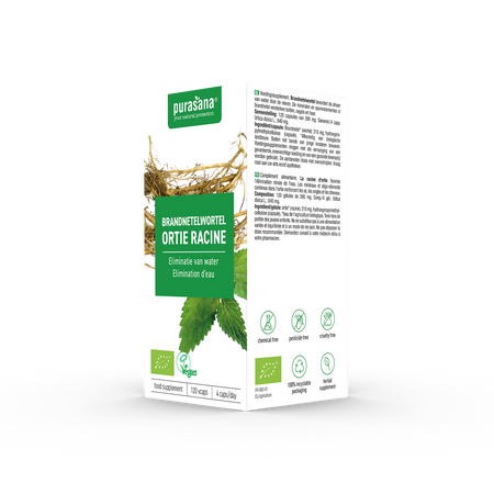 POKRZYWA KORZEŃ BIO (210 mg) 120 KAPSUŁEK - PURASANA