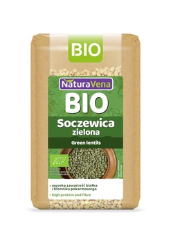SOCZEWICA ZIELONA BIO 400 g - NATURAVENA