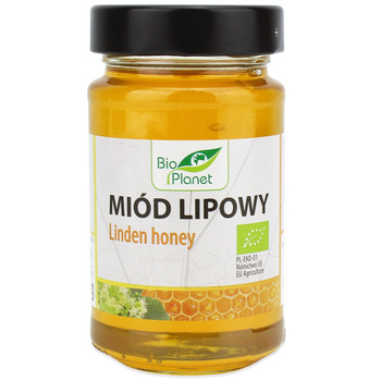 MIÓD LIPOWY BIO 300 g - BIO PLANET