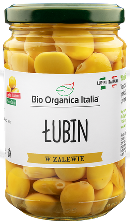 ŁUBIN W ZALEWIE BIO 280 g (200 g) (SŁOIK) - BIO ORGANICA ITALIA