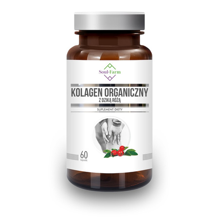 KOLAGEN RYBI Z DZIKĄ RÓŻĄ 60 KAPSUŁEK - SOUL FARM