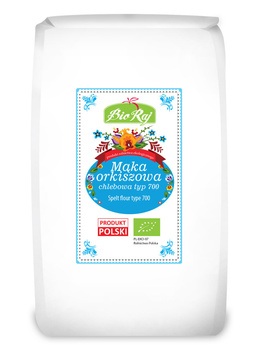 MĄKA ORKISZOWA CHLEBOWA TYP 700 BIO (POLSKA) 1 kg - BIO RAJ