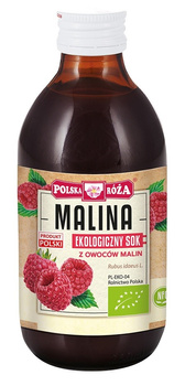 SOK Z MALIN NFC BIO 250 ml - POLSKA RÓŻA