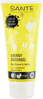 ŻEL POD PRYSZNIC ORZEŹWIAJĄCO - ENERGETYZUJĄCY CYTRYNA I PIGWA ECO 200 ml - SANTE