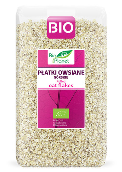 PŁATKI OWSIANE GÓRSKIE BIO 600 g - BIO PLANET