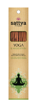 KADZIDŁO INDYJSKIE JOGA I MEDYTACJA (15 szt.) 30 g - SATTVA (WELLNESS)