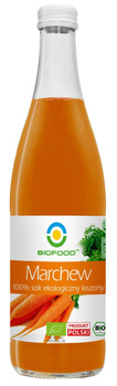 SOK Z MARCHWI KISZONEJ NFC BEZGLUTENOWY BIO 500 ml - BIOFOOD