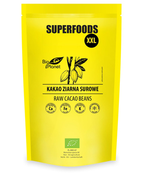KAKAO ZIARNA SUROWE BIO 600 g - BIO PLANET