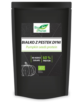 BIAŁKO Z PESTEK DYNI BIO 500 g - BIO PLANET
