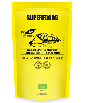 KAKAO SUROWE SPROSZKOWANE BIO 150 g - BIO PLANET