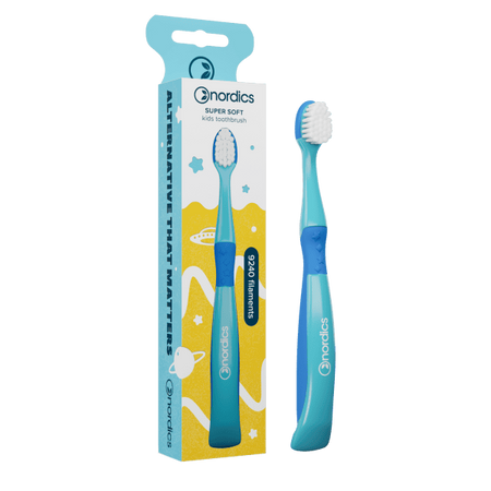 SZCZOTECZKA DO ZĘBÓW DLA DZIECI 9240 SUPER MIĘKKA NIEBIESKA SYRENKA - NORDICS
