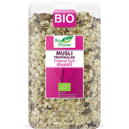 MUSLI TROPIKALNE BIO 600 g - BIO PLANET
