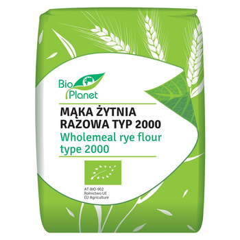 MĄKA ŻYTNIA RAZOWA TYP 2000 BIO 1 kg - BIO PLANET