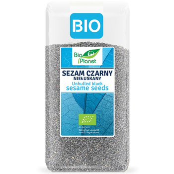SEZAM CZARNY NIEŁUSKANY BIO 200 g - BIO PLANET