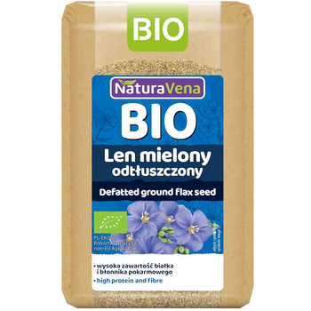 LEN MIELONY ODTŁUSZCZONY BIO 200 g - NATURAVENA