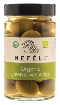 OLIWKI ZIELONE Z PESTKĄ W ZALEWIE BIO 300 g (165 g) - NEFELI