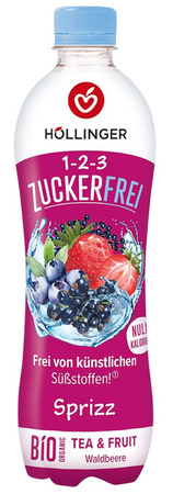 NAPÓJ GAZOWANY O SMAKU OWOCÓW LEŚNYCH BEZ CUKRU BIO 500 ml - HOLLINGER