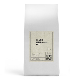 JABŁKA SUSZONE KRĄŻKI BEZGLUTENOWE BIO 100 g - THE PLANET