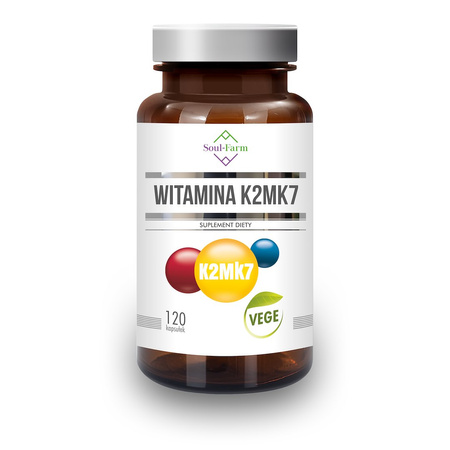 WITAMINA K2 MK7 (100 µg) 120 KAPSUŁEK - SOUL FARM