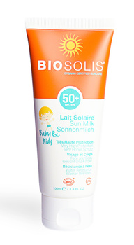 MLECZKO PRZECIWSŁONECZNE DLA DZIECI SPF 50+ ECO 100 ml - BIOSOLIS (PRODUKT SEZONOWY)