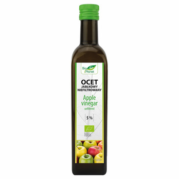 OCET JABŁKOWY 5 % NIEFILTROWANY BIO 500 ml - BIO PLANET