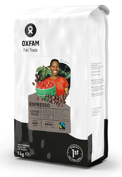 KAWA ZIARNISTA ARABICA/ROBUSTA ESPRESSO FAIR TRADE BIO 1 kg - OXFAM