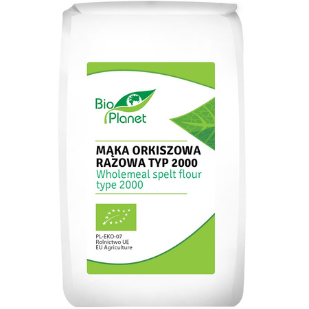 MĄKA ORKISZOWA RAZOWA TYP 2000 BIO 1 kg - BIO PLANET