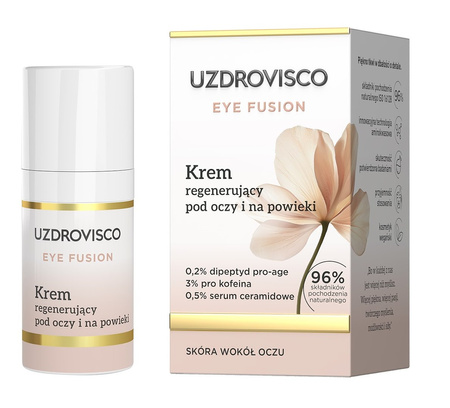 KREM POD OCZY I NA POWIEKI REGENERUJĄCY 15 ml - UZDROVISCO (EYE FUSION)