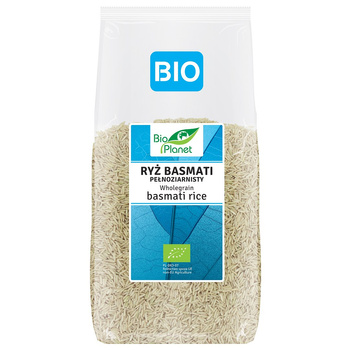 RYŻ BASMATI PEŁNOZIARNISTY BIO 500 g - BIO PLANET