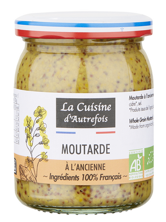 MUSZTARDA FRANCUSKA BIO 210 g - LA CUISINE D AUTREFOIS