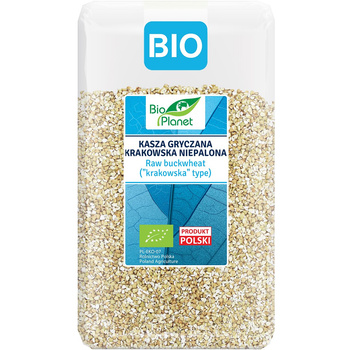 KASZA GRYCZANA KRAKOWSKA NIEPALONA BIO 1 kg - BIO PLANET