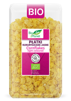 PŁATKI KUKURYDZIANE JASNE BEZ DODATKU CUKRÓW BIO 250 g - BIO PLANET
