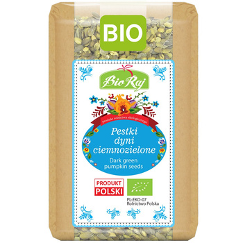 PESTKI DYNI CIEMNOZIELONE BIO (POLSKA) 300 g - BIO RAJ
