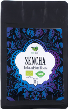 HERBATA ZIELONA LIŚCIASTA SENCHA BIO 100 g - ECOBLIK