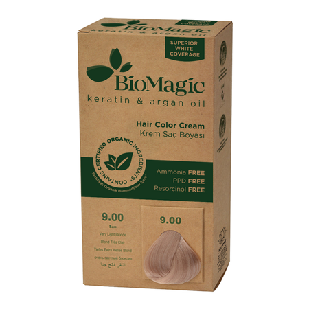 FARBA DO WŁOSÓW BARDZO JASNY BLOND (9.00) 250 g - BIOMAGIC