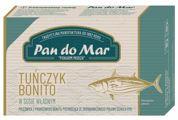 TUŃCZYK BONITO W SOSIE WŁASNYM 120 g (90 g) - PAN DO MAR