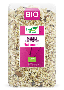 MUSLI ORZECHOWE BIO 600 g - BIO PLANET