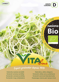 NASIONA KOLENDRY BIO NA KIEŁKI 20 g - VITA LINE (VG9021, 82996CIN0DS,21941CIN07S)