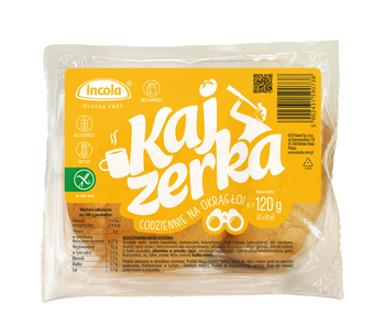 BUŁKI KAJZERKI BEZGLUTENOWE (2 szt.) 120 g - INCOLA