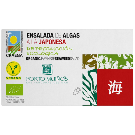 SAŁATKA Z ALG MORSKICH W STYLU JAPOŃSKIM BIO 120 g (90 g) - PORTO MUINOS