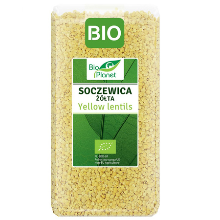 SOCZEWICA ŻÓŁTA BIO 500 g - BIO PLANET