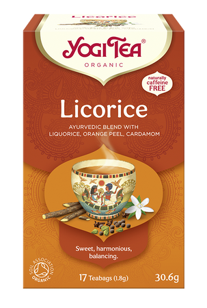 HERBATKA Z LUKRECJĄ (LICORICE) BIO (17 x 1,8 g) 30,6 g - YOGI TEA