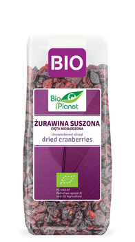 ŻURAWINA SUSZONA CIĘTA NIESŁODZONA BIO 100 g - BIO PLANET